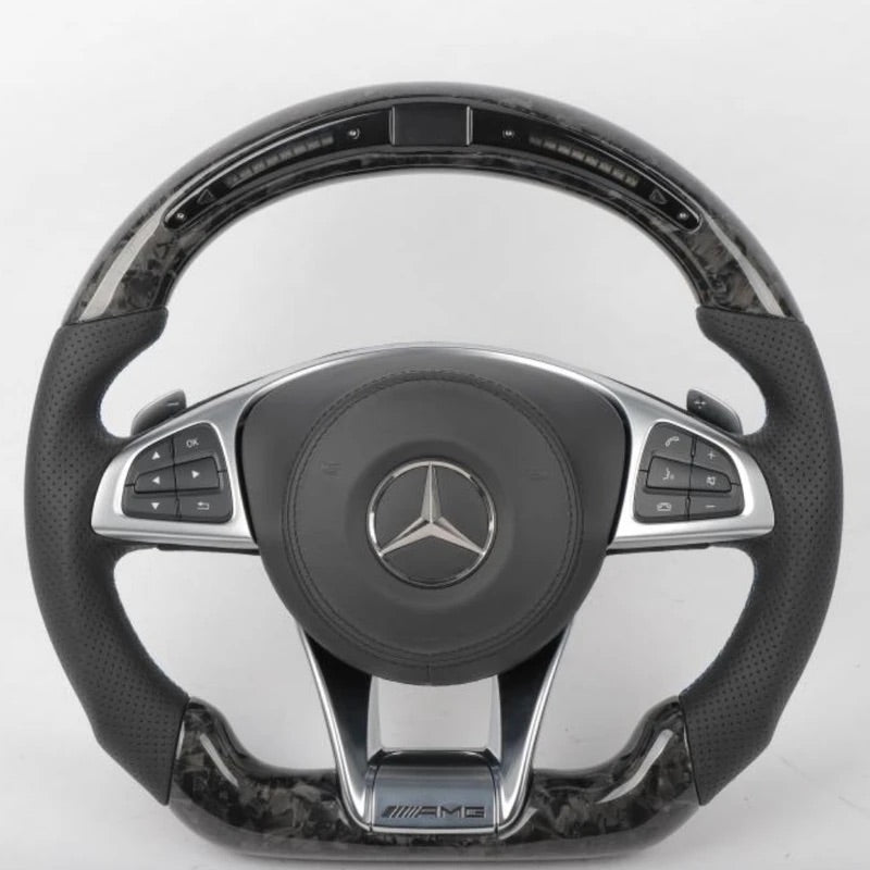 Mercedes-Benz Lenkrad 2015-2019 Forged-Carbon & LED