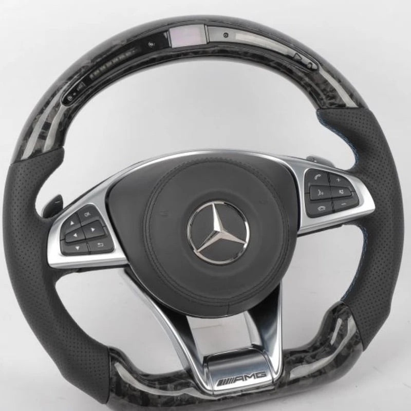 Mercedes-Benz Lenkrad 2015-2019 Forged-Carbon & LED